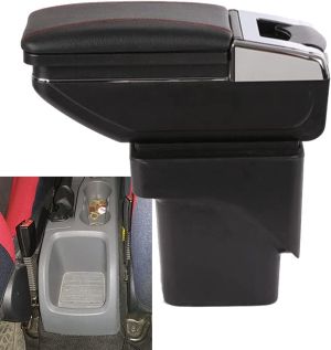 Ford Focus MK2 2005-2011 Accoudoir Central Console Voiture Noir Ciur