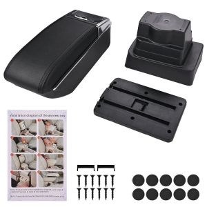 OPEL ASTRA J 2009-2018 Reposabrazos Central Apoyabrazos para Coches Cuiero Negro