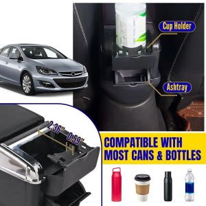OPEL ASTRA J 2009-2018 Reposabrazos Central Apoyabrazos para Coches Cuiero Negro