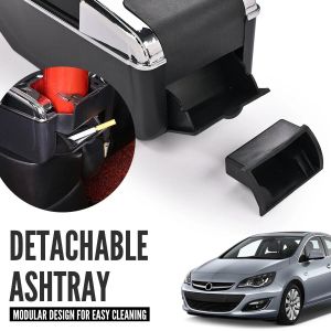 OPEL ASTRA J 2009-2018 Reposabrazos Central Apoyabrazos para Coches Cuiero Negro