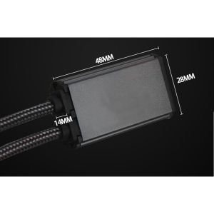 2 x LED H7 120W 13000lm Luces Bombillas Luz Lampara de Automóviles Camiones Coche Hi/Low Beam 6000K 12V 24V