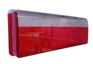 2 x Lastebil Tilhenger Baklykt Baklykter Glass til Schmitz,Europoint III,Europoint 3,Aspöck,Schwarzmüller