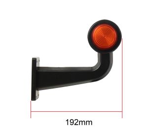 2 x LED Begrenzungsleuchten Lampe Positionsleuchten LKW Anhänger Rot Gelb 12V 24V 