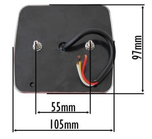 2 x Heckleuchten Anhänger Rückleuchte,LKW Rückleuchte, links rechts 14Led 12v