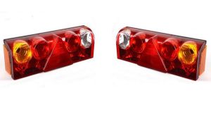 2 x Baklykt ,tilhengere lastebil venstre høyre Iveco,Man ,Daf,Scania,Actros LED 12/24v