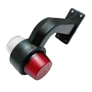 2 x LED Begrenzungsleuchten Lampe Positionsleuchten LKW Anhänger Rot Weiß 12V 24V 