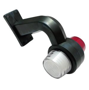 2 x LED Begrenzungsleuchten Lampe Positionsleuchten LKW Anhänger Rot Weiß 12V 24V 