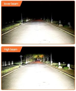 2 x LED Y10 H4 200% 50W 6400LM  6000K 360° Canbus with Lens Headlights Bulbs Lamp Car Truck Lorry Lights Vehicle Hi/Low Beam 12V 24V 