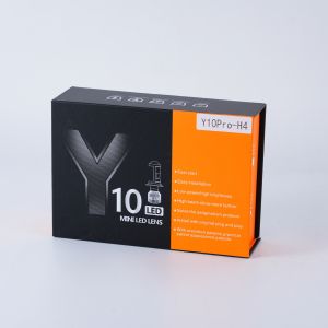 2 x LED Y10 H4 200% 50W 6400LM  6000K 360° Canbus with Lens Headlights Bulbs Lamp Car Truck Lorry Lights Vehicle Hi/Low Beam 12V 24V 