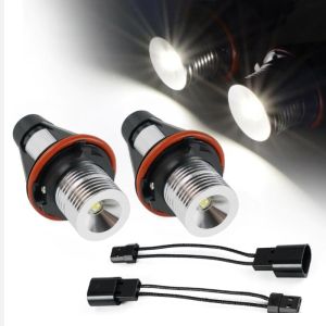 2 x LED Angel Eyes Marker 5W Weiß für BMW E39 E53 E60 E61 E63 E64 E65 E66 E83 E87