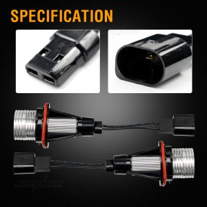 2 x LED Angel Eyes Marker 5W Gelb für E39 E53 E60 E61 E64