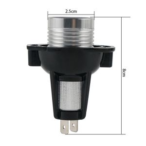 2 x BMW E90 E91 LED Angel Eyes 12W Hvit Pære Frontlys Canbus ingen Feil