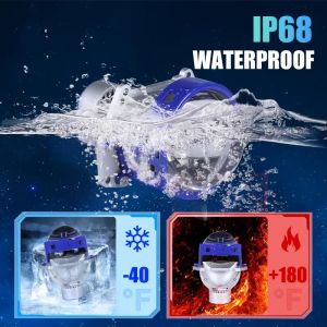 2x Bi-LED Projektor Strålkastare 3 inch Linser 130W 8000lm 12V – Vit – Universella LED-bilstrålkastare med Helljus & Halvljus, +500 % Ljusstyrka, Enkel Installation