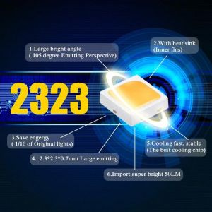 2 x Lampa Becuri Alb Bec 360° PW24W PWY24W 2323 SMD 12V 24V 6000K Lumini 