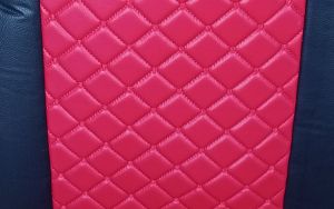 2x Huse Scaune pentru IVECO S-WAY 2021+ Camioane Negru Rosu Piele