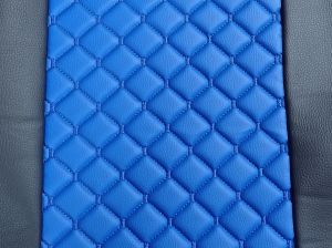 Sitzbezüge für SCANIA R 2006-2020 LKW Schwarz Blau Leder 