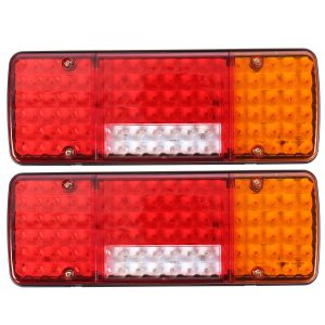 2 x Anhänger Wohnwagen Lkw Rücklicht Leuchten 92 Led Van 24 V