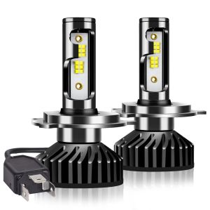 2 x H4 12V 50W 12000lm Mono LED +300% Canbus Error Free Headlights Bulbs Lamp Car Truck Lorry Lights Vehicle Hi/Low Beam