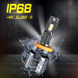 2 x H7 12V 24000lm LED 240W Canbus Lys Hovedlys Lyspærer Strålekaster Lampe Lastebil