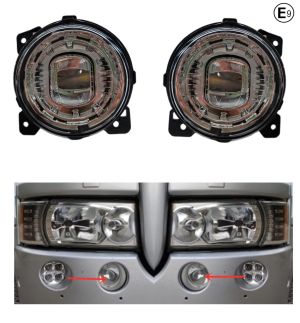 2 x Für SCANIA  P, G, R, T 2004-2017 LED Nebelscheinwerfer Halogen Frontscheinwerfer Lampe 