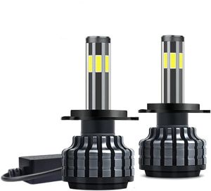 2 x COB LED H7 12V 80W 16000lm 360° 6000K Canbus ingen Feil Lys Hovedlys Lyspærer Strålekaster Lampe Lastebil Bil Hi/Low Beam