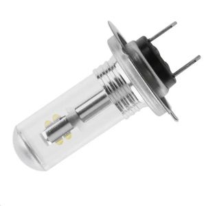 2 x H7 12V-24V 360° 6000K Ljus Lampa Bilstrålkastare Lyspærer Strålekaster Lasbil Moto 