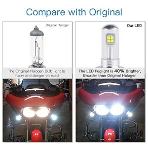 2 x H7 12V-24V 360° 6000K Ljus Lampa Bilstrålkastare Lyspærer Strålekaster Lasbil Moto 