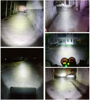 2 x H7 12V-24V 360° 6000K Ljus Lampa Bilstrålkastare Lyspærer Strålekaster Lasbil Moto 