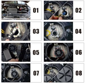 2 x LED F2 H3 12v/24V 72W 10000LM Headlights Bulbs Lamp Car Truck Lorry Lights Vehicle 