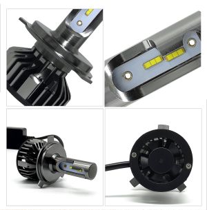 2 x LED F2 H7 12v/24V 72W 10000LM Lys Hovedlys Lyspærer Strålekaster Lampe Lastebil Bil 