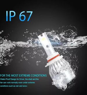 2 x COB LED H7 12V 7600LM 72W Ljus Lampa Bilstrålkastare Lyspærer Strålekaster Lasbil Moto Halv/Och Helljus