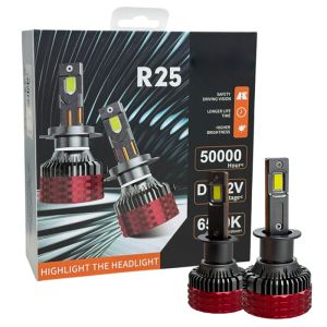 2 x LED HB4 9006 12V 30000LM 120W 6500K Ljus Lampa Bilstrålkastare Lyspærer Strålekaster Lasbil Moto Halv/Och Helljus