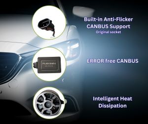 2 x LED H8 H11 12V 24V 16000LM 70W 6000K Ljus Lampa Bilstrålkastare Lyspærer Strålekaster Lasbil Moto Helljus