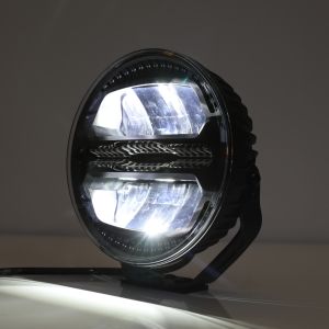 LED Rund Ø228mm 12V/24V, 175W, 11000 lm Weiß/Gelb Tagfahrleuchten 4 Modi Blitzlicht Warnleuchte Notfall Strobe Leuchten Auto PKW SUV  E-mark, IP67/69K