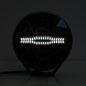 LED Rund Ø228mm 12V/24V, 175W, 11000 lm Weiß/Gelb Tagfahrleuchten 4 Modi Blitzlicht Warnleuchte Notfall Strobe Leuchten Auto PKW SUV  E-mark, IP67/69K