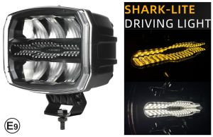 LED 12V/24V, 175W, 11000 lm Weiß/Gelb Tagfahrleuchten 4 Modi Blitzlicht Warnleuchte Notfall Strobe Leuchten Auto PKW SUV  E-mark, IP67/69K