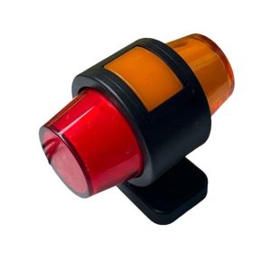 2 x Led 92mm Sidemarkeringslys Markeringslys Lampe Lastebil Tilhenger 12V 24V