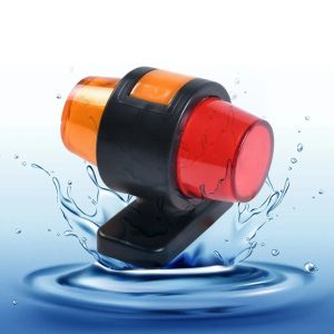 2 x Led 92mm Sidemarkeringslys Markeringslys Lampe Lastebil Tilhenger 12V 24V