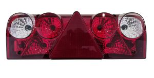 Droite Feux Arrière de Remorque Schmitz Europoint 2,Europont II, Cargo Aspöck E4 24v 25-6600-501,25-6600-507,1098646 avec Prise