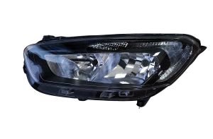 Satz Ford Transit Courier 2018+ Schwarz Scheinwerfer Elektrisch mit Motor Hauptscheinwerfer Frontscheinwerfer Rechts Links