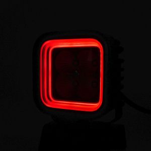 LED Arbeitsscheinwerfer 12V 24V 30W 2600lm Flood Beam Leuchten DRL Weiß/Rot/Orange