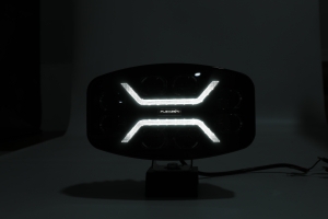 LED Arbeitsscheinwerfer Tagfahrleuchten 12V 24V Leuchten DRL Weiß/Gelb Geräuchertes 