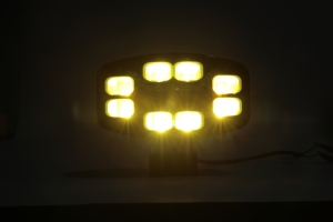 LED Arbeitsscheinwerfer Tagfahrleuchten 12V 24V Leuchten DRL Weiß/Gelb Geräuchertes 