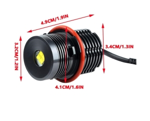 2 x LED Angel Eyes Marker 25W Gelb Plug & Play Canbus für E87 E90 E91 E39 E60 E61 E63 E64 E65 E66 E83 E53