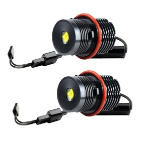 2 x LED Angel Eyes Marker 25W Weiß Plug & Play Canbus für E87 E90 E91 E39 E60 E61 E63 E64 E65 E66 E83 E53