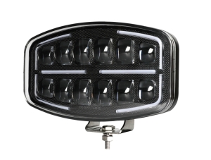 LED Arbetsbelysning Extraljus 12V 24V för SUV 4x4 Traktor Bil DRL Ljus Vit/Gul
