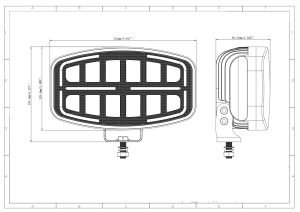 LED Arbetsbelysning Extraljus 12V 24V för SUV 4x4 Traktor Bil DRL Ljus Vit/Gul
