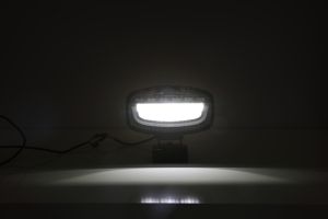 LED 12V/24V, 60W, 3500 lm White/Orange DRL Lamp Flash Warning Safety Strobe Auto SUV E-mark, IP67/69K