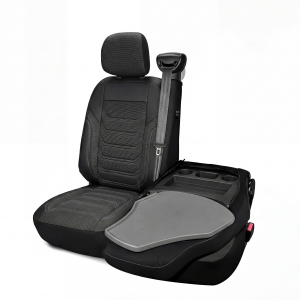 2+1 LUX Renault Master IV 2024+,Nissan Interstar 2024+ Huse Scaune Microbuze Negru Ecologic Piele Textile