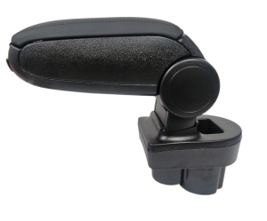 Skoda Rapid 2012+ Leather Car Auto Armrest Centre Console Arm Storage Box Black 